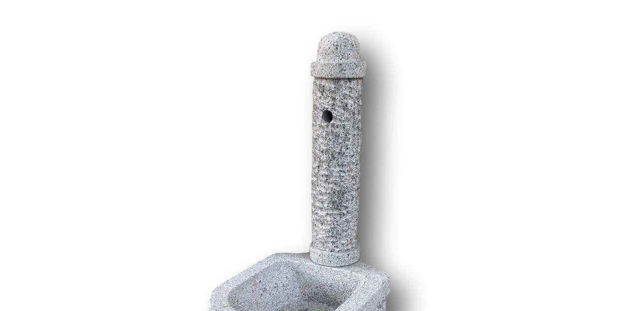 pn-17421-fontana-in-granito-rosa-sasso-pietra-da-giardino-costi-lavabo-anna Fontana in granito, modello "ANNA" (Grigia o Rosa) - immagine 1