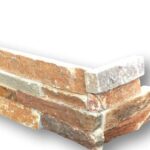 Angoli per il rivestimento in pietra "QUARZITE ROSSA"